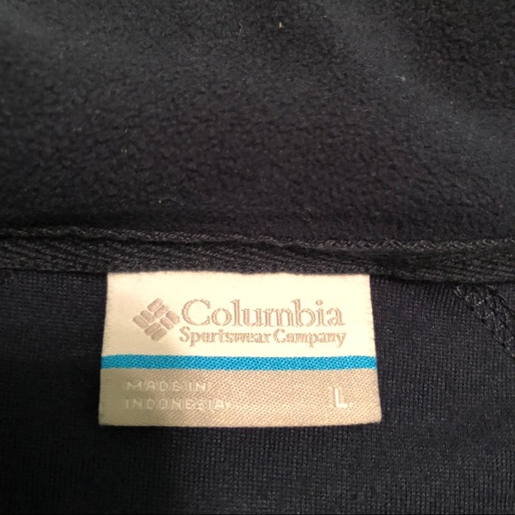 Navy Columbia half zip - Picture 4 of 5